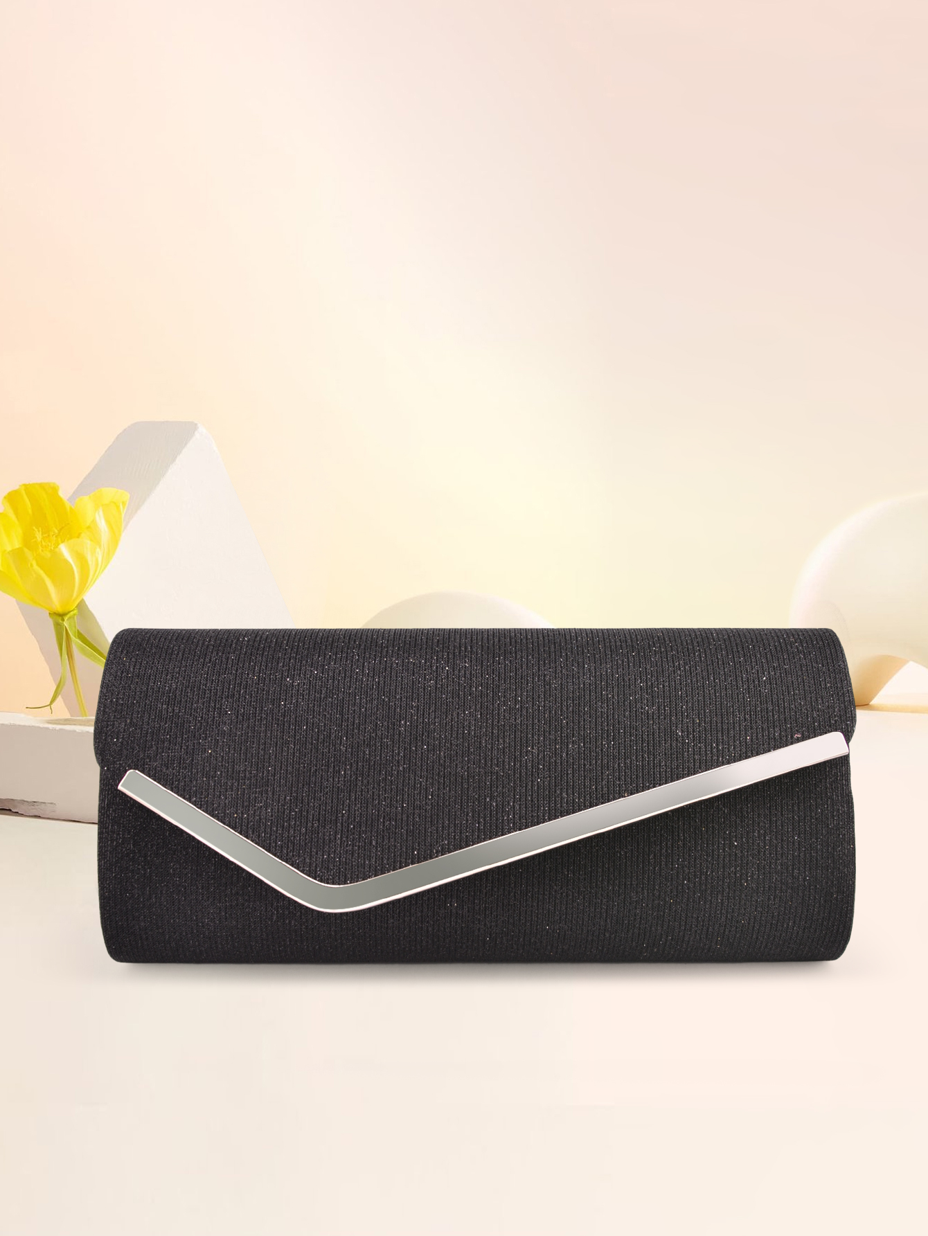 Classic Evening Bag Black Silv - Women Bags Pk บทวิจารณ์และราคา