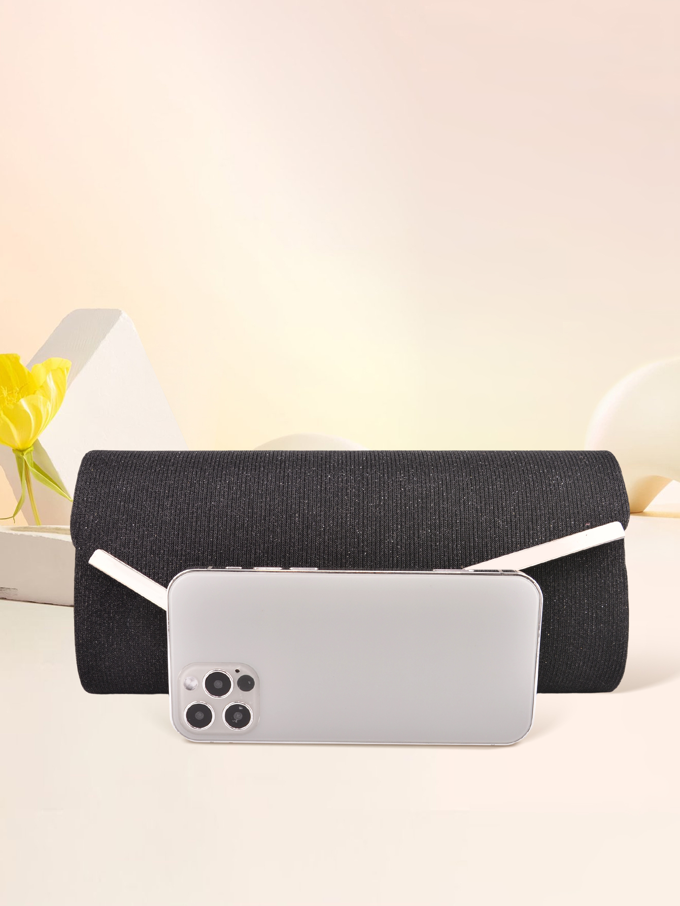 Classic Evening Bag Black Silv - Women Bags Pk บทวิจารณ์และราคา