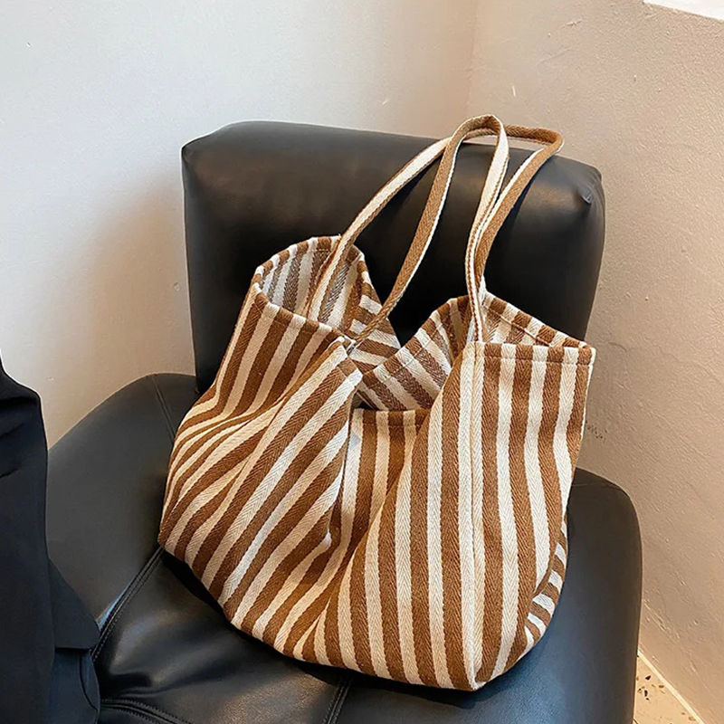 Large Capacity Canvas Bag for  - Shopper Tote Canvas บทวิจารณ์และราคา